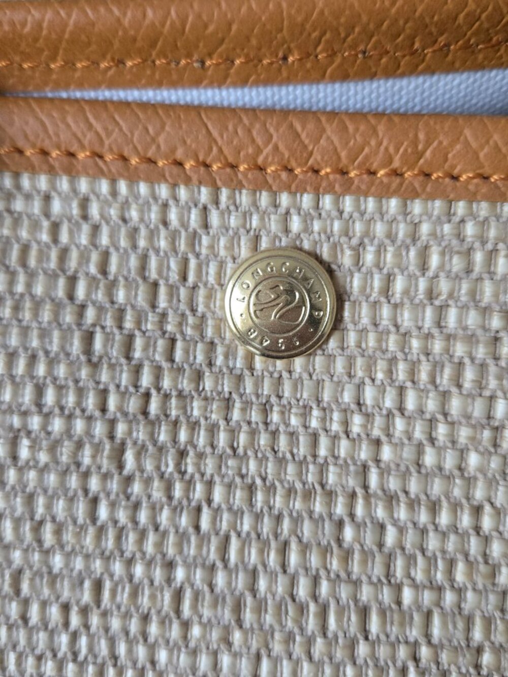 Le Panier Pliage Small Basket Bag, Orange - Picture 7 of 10